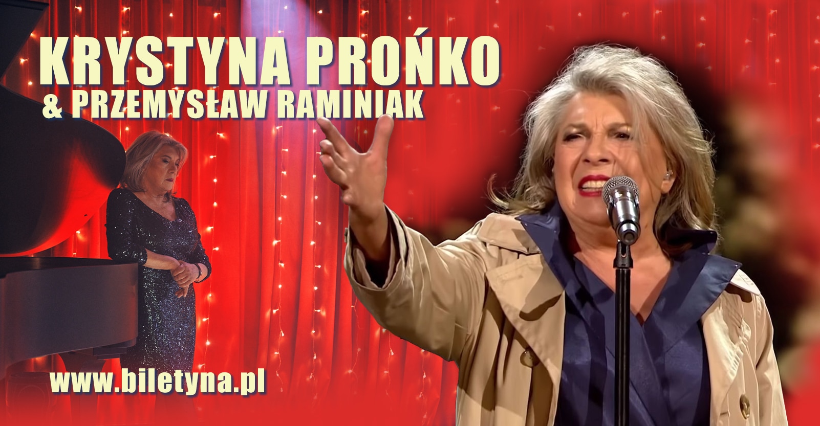 Krystyna Prońko – recital na Olsztyńskiej Scenie Jazzowej Mirka Mastalerza