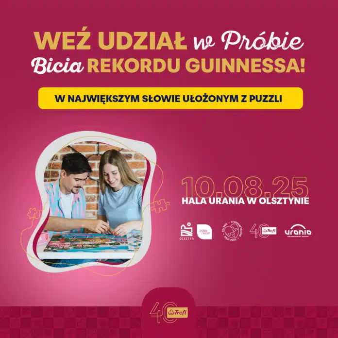 bicie rekordu guinessa w układaniu puzzli